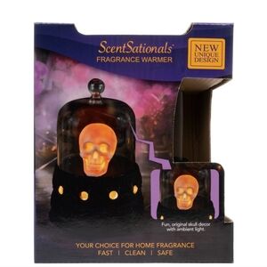 ScentSationals Halloween Full Size Wax Warmer, Skull Cloche